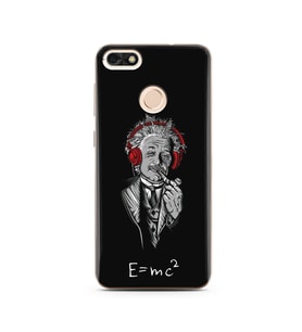 Einstein Tasarım Süper Şeffaf Silikon Telefon Kılıfı Huawei P9 Lite 2017 Mini 
