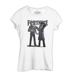 Fortnite - Gangs Beyaz Kadın Tshirt