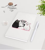 BK Gift Kişiye Özel Sevgililer Günü Beyaz Defter Kalem Seti-135