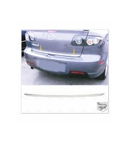 Mazda 3 Krom Bagaj Alt Çıtası 2003-2009 P.Çelik SEDAN