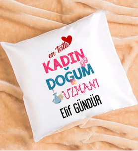 Mesajlı Kadın Doğum Uzmanı Yastık