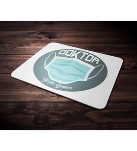 Kişiye Özel Doktor Tasarımlı Mouse Pad (Renksiz)