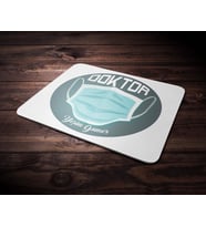 Kişiye Özel Doktor Tasarımlı Mouse Pad (Renksiz)