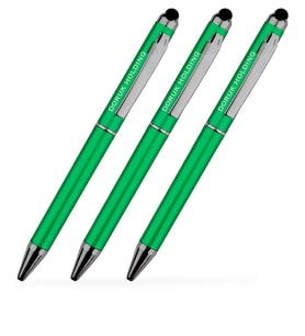 BK Gift Kişiye Özel Yeşil Metal Tükenmez Kalem 50 Adet Model 506