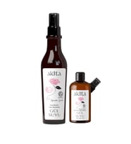 Akita %100 Doğal Yağı Alınmamış Gül Suyu Seti 300mL