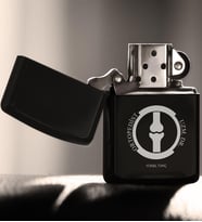 BK Gift Kişiye Özel Mesleki Ortopedist Benzinli Siyah Metal Çakmak  2