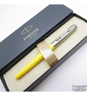 Parker Jotter Original Sarı Dolma Kalem  İsme Özel Kalem  Hediyelik Kalem