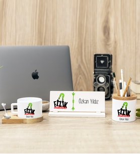 Fizik Mühendisi Fincan Kalemlik Ve Masa İsimliği Hediye Seti