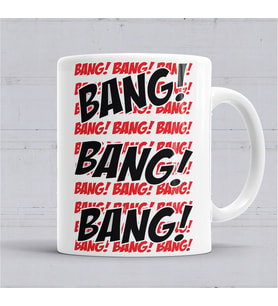 Deadpool Bang Bang Kupa Bardak Porselen
