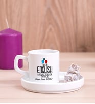 İngilizce Öğretmeni Concept Türk Kahvesi Fincanı