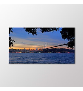 Arty Tablo Boğaz Köprüsü Tablo (Karışık)