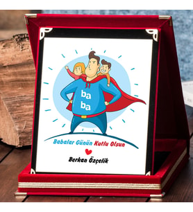 Babalar Günü Hediyesi Plaket