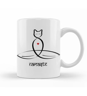 Namaste Yoga  Kupa  Bardak Porselen