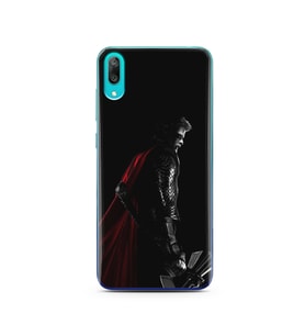 Aslan Neon Tasarım Süper Şeffaf Silikon Telefon Kılıfı Huawei Y7 Pro 2019