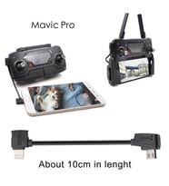 DJI Mavic Pro Mikro USB Veri Kablosu 10 cm Telefonlar İçin Siyah Renk