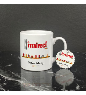 İtfaiyeci Kupa Bardak ve Anahtarlık Set