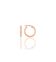 Söğütlü Silver Gümüş rose 16 mm şarnel halka küpe