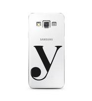 Samsung A3 (2015) Harf Tasarımlı Telefon Kılıfı Y-Harfi 
