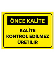 MIGNATIS - Kalite Kontrol Edilemez Üretilir Levhası - Sac Malzeme 35x50cm
