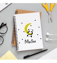 Sevimli Panda Defteri Kişiye Özel