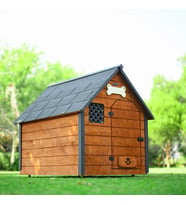 MANDU Isı yalıtımlı ahşap köpek kulübesi XLARGE