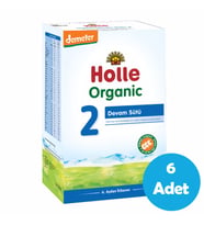 Holle Organik 2 Devam Sütü 600 gr 6-12 Ay - 6 adet