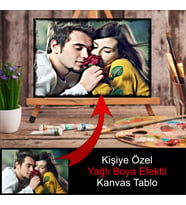 Kişiye Özel Fotoğrafınızdan Yağlı Boya Efektli Kanvas Tablo