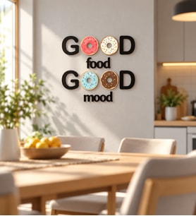 Good Food Mood Dekoratif Tablo Duvar Süsü (Karışık)