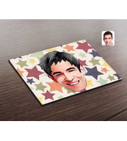 BK Gift Kişiye Özel Erkek Yüz Karikatürlü Ahşap Puzzle-2