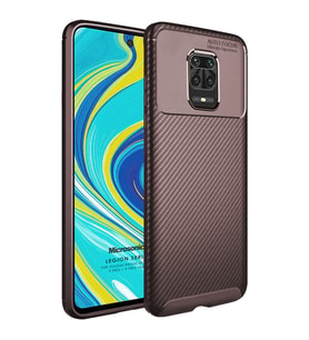 Microsonic Xiaomi Redmi Note 9 Pro Max Kılıf Legion Series Kahverengi