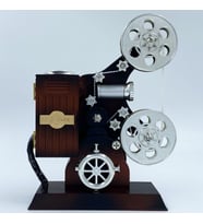 Büyük Boy Nostaljik Film Makinesi Müzik Kutusu