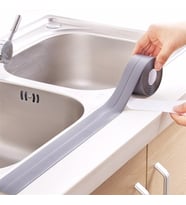 Gri Su Sızdırmaz  Banyo Mutfak Lavabo Küvet İzolasyon Şerit Bant (Karışık)