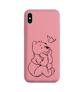 Iphone Xs Çizgi Tasarımlı Pudra Lansman Telefon Kılıfı