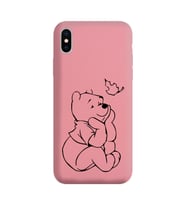Iphone Xs Çizgi Tasarımlı Pudra Lansman Telefon Kılıfı