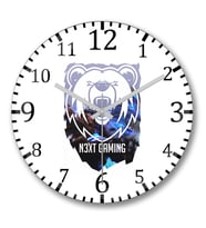 Garen Deus Rei Duvar Saati Bombeli Gercek Cam