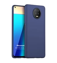 Microsonic Matte Silicone Infinix Note 7 Kılıf Lacivert