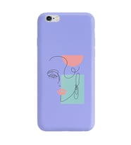 Lila Lansman Telefon Kılıfı Iphone 6