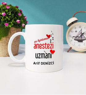 En Karizma Anestezi Uzmanı Hediye Kupa Bardak