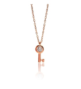 Mini pırlanta modeli anahtar kolye SGTL7864