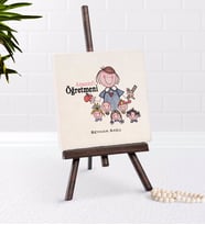 BK Gift Kişiye Özel Anasınıfı Öğretmeni Şovaleli Doğal Taş-2 (Beyaz)