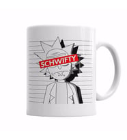 Rick Ve Morty Schwifty Kupa Bardak Porselen