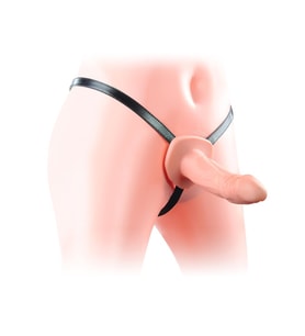 Lilitu Shop 16 cm İçi Boş Belden Bağlamalı Realistik Testissiz Penis Strapon