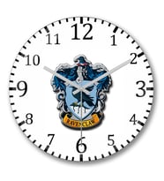 Ravenclaw Duvar Saati Bombeli Gercek Cam