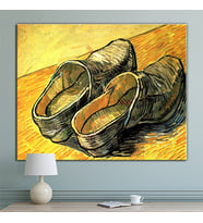 Vincent Van Gogh A Pair of Leather Clogs Kanvas Tablo