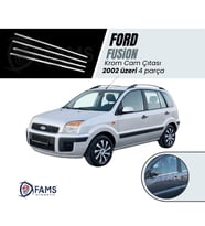 Ford Fusion Krom Cam Çıtası 4 prç. 2002 ve üzeri Paslanmaz Çelik