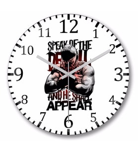 Bane Speak Of The Devil Duvar Saati Bombeli Gercek Cam