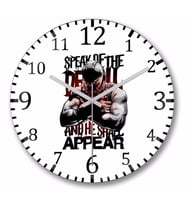 Bane Speak Of The Devil Duvar Saati Bombeli Gercek Cam