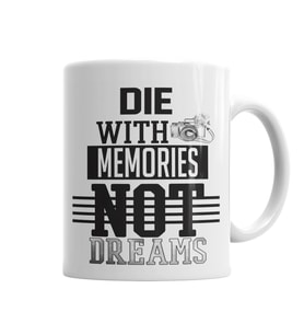 Die With Memories White Kupa Bardak Porselen