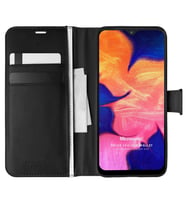 Microsonic Samsung Galaxy A10 Kılıf Delux Leather Wallet Siyah