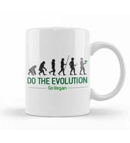 Do The Evolution Go Vegan Kupa Bardak Porselen